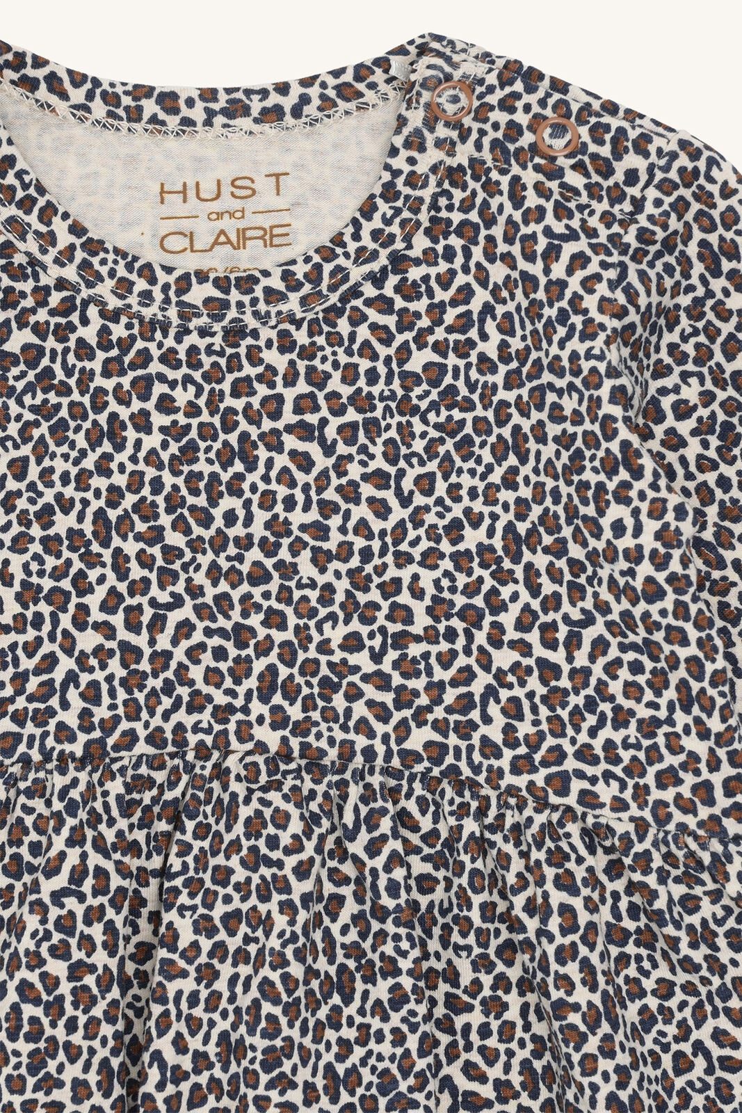 Hust & Claire HCBri Baby Leo Babykleid mit Mini Leoprint