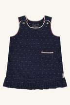 Hust & Claire HCKis Dotty - Mini Feincord Kleid mit Punkten und schönen Details