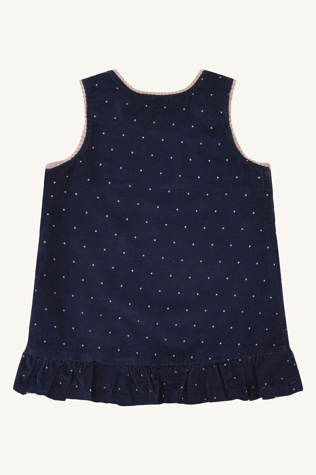 Hust & Claire HCKis Dotty - Mini Feincord Kleid mit Punkten und schönen Details