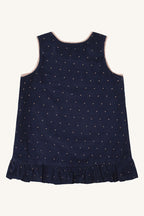 Hust & Claire HCKis Dotty - Mini Feincord Kleid mit Punkten und schönen Details