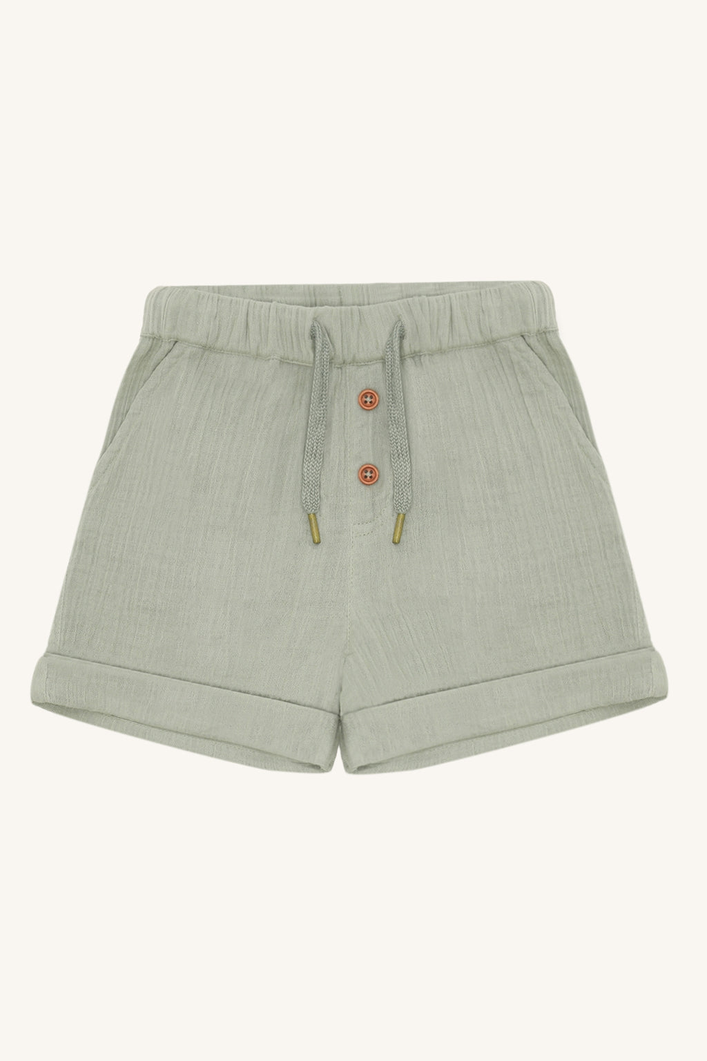 Hust & Claire HCHerluf Muslin Babyshorts - Shorts aus Musseline in Farbe Farbe salbei