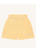Hust & Claire HCHelena Dobby - Coole Shorts aus Musseline bestickt in zartem gelb