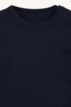 HUST & CLAIRE Wolle/Seide Body HCBirki Pointelle Farbe more navy