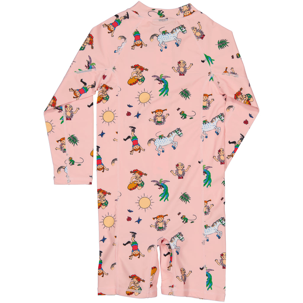 UV Anzug Pippi Langstrumpf in Farbe rosa