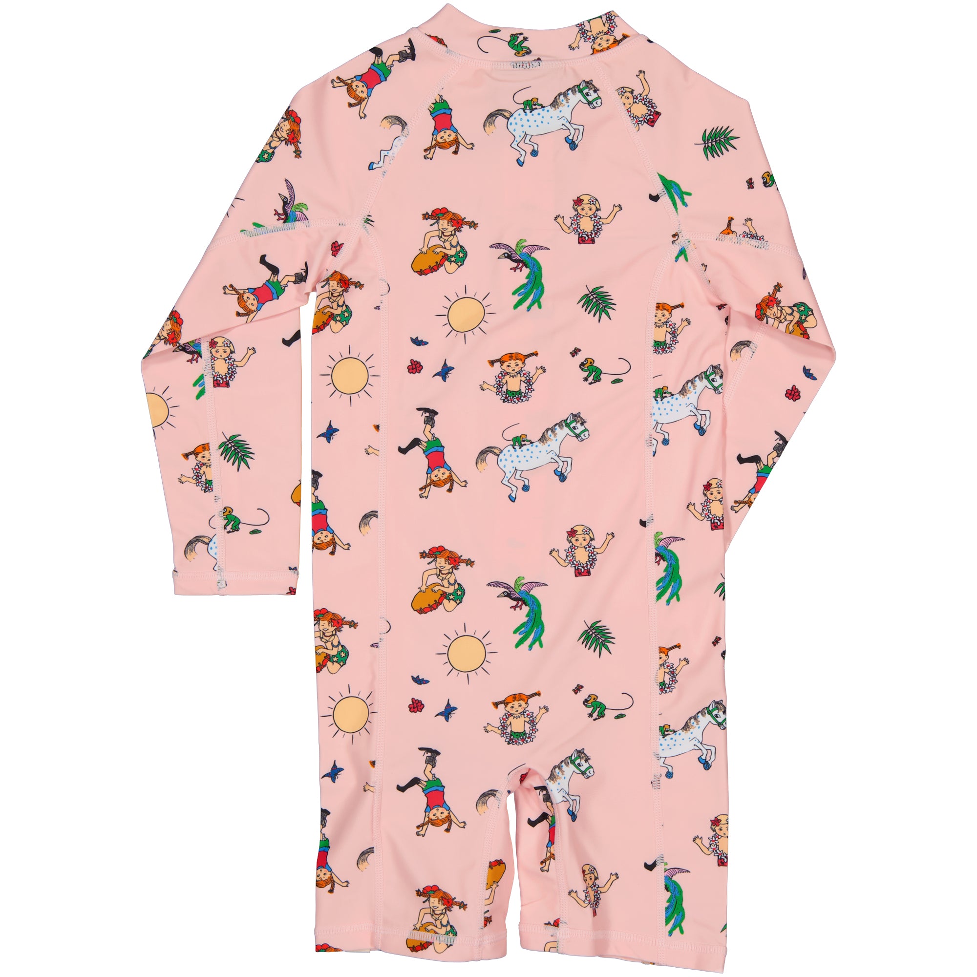 UV Anzug Pippi Langstrumpf in Farbe rosa