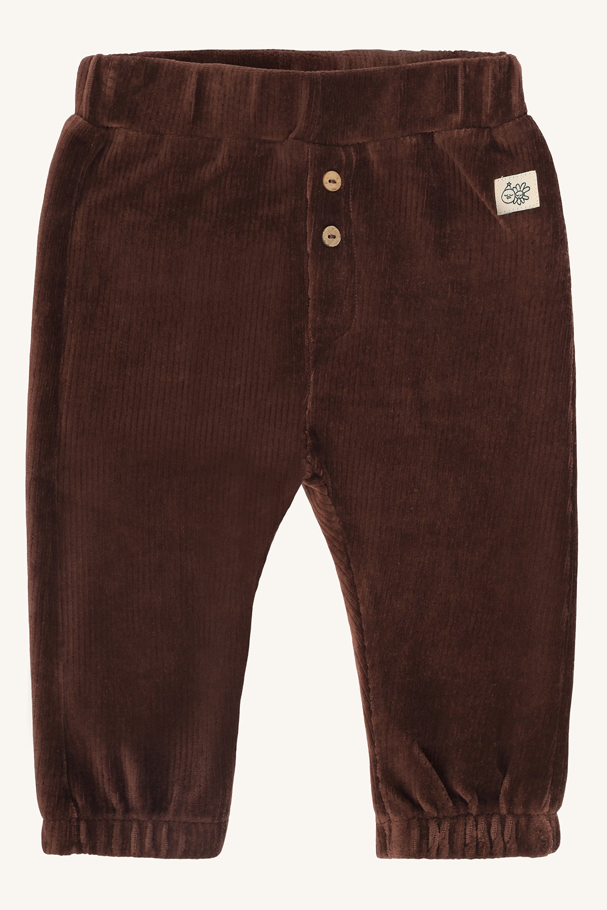 hust and claire HCGus Ribbed velour soil Farbe braun