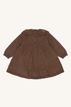 hust and claire HCKlara knit Strickkleid braun