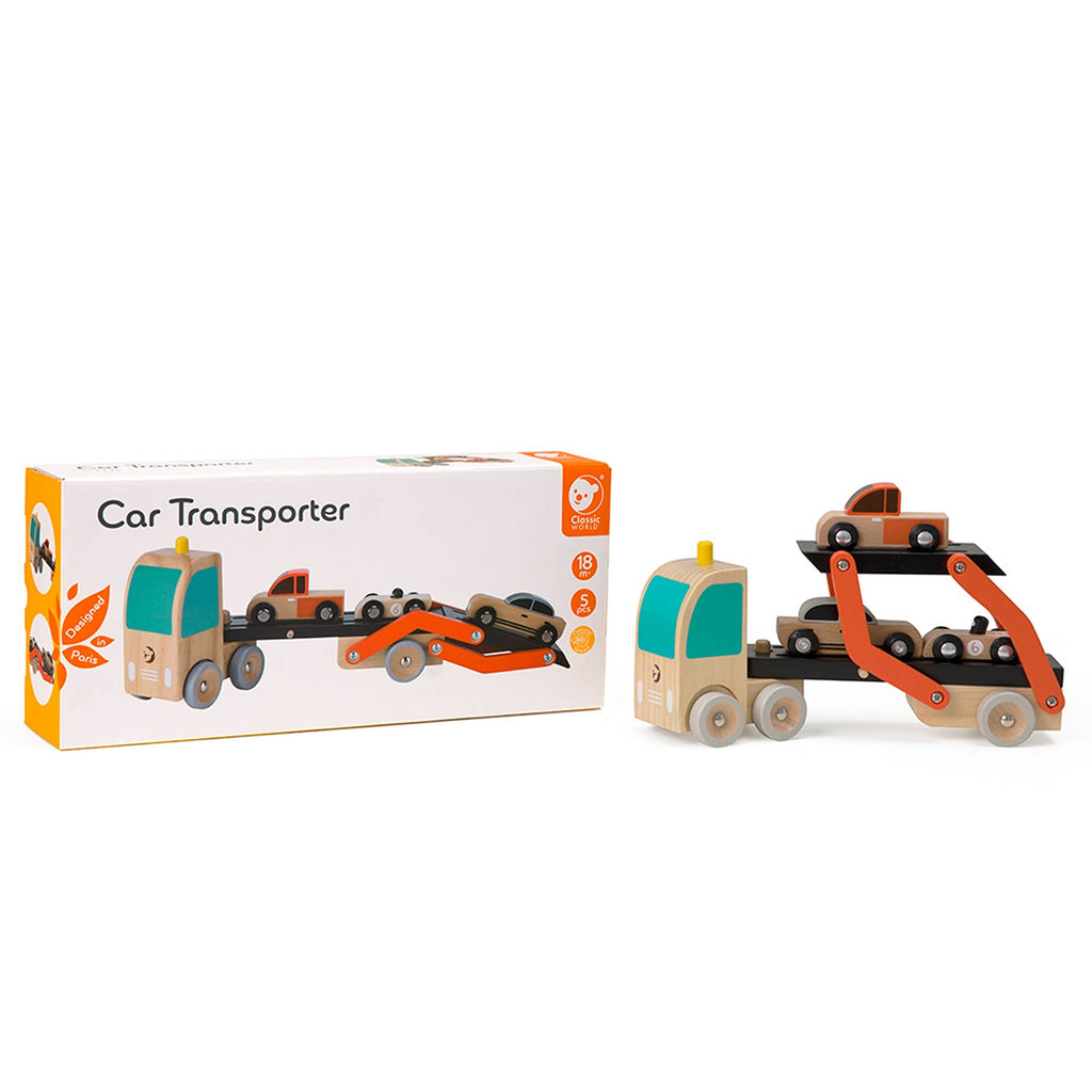 Classic World Autotransporter rot: 26,5x7x15 cm / Ab 18 Monaten