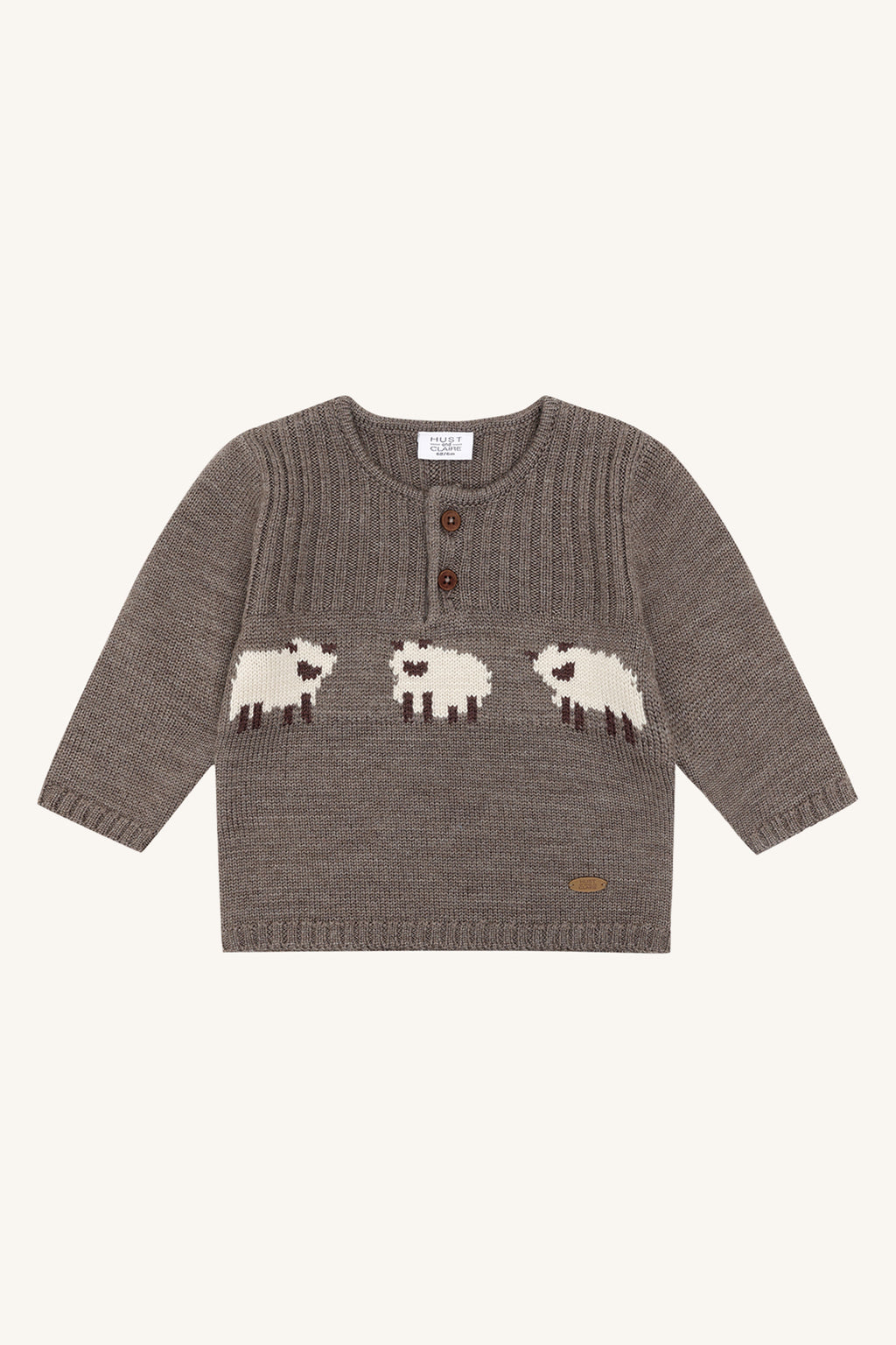 hust and claire HCPil Wool Sheep -Strickpullover aus 100% Merinowolle