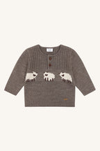 hust and claire HCPil Wool Sheep -Strickpullover aus 100% Merinowolle