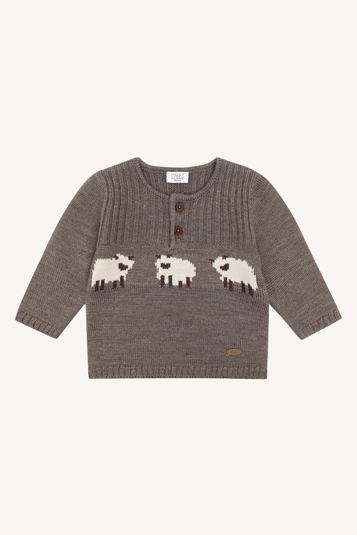 hust and claire HCPil Wool Sheep -Strickpullover aus 100% Merinowolle