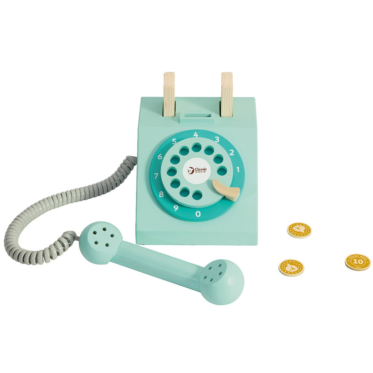 Classic World Telefon mit Hörer: 19x15,5x15 cm / Ab 3 Jahre