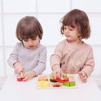 Classic World Puzzle Obst scheiden: 24x24x2,5 cm / Ab 18 Monaten