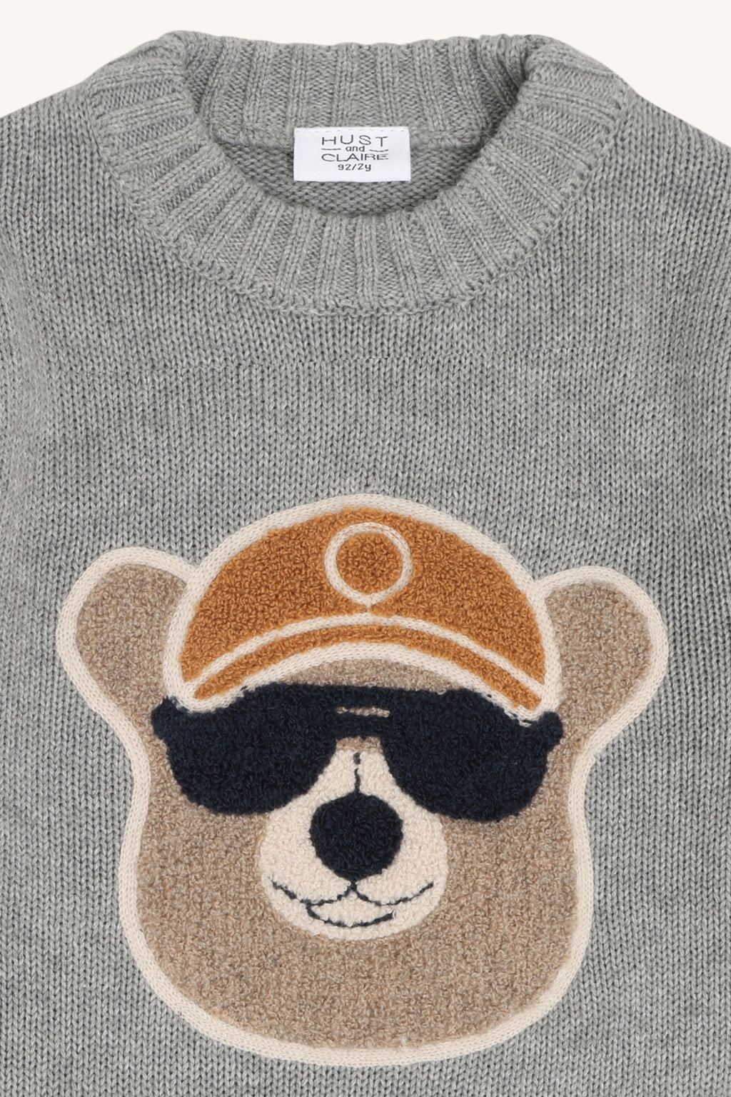 hust and claire HC Pelle Bear Grey melange