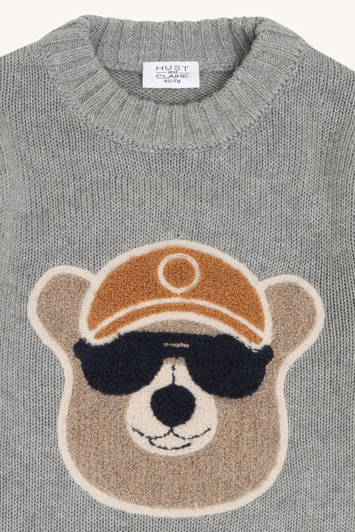 hust and claire HC Pelle Bear Grey melange