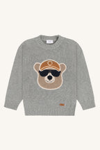 hust and claire HC Pelle Bear Grey melange