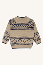 hust and claire - HC Pelle Dino Strickpullover mit Dino im Norwegerstil