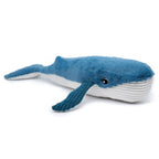LES PTIPOTOS - 80 cm riesiger Wal mit Baby Plüsch blau