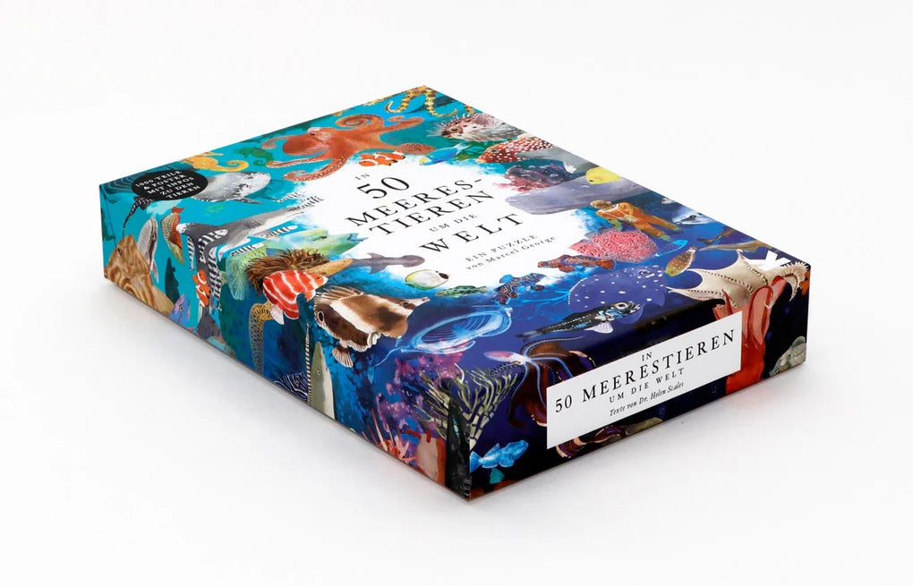 LAURENCE KING VERLAG  In 50 Meerestieren um die Welt - Ein 1000-Teile-Puzzle