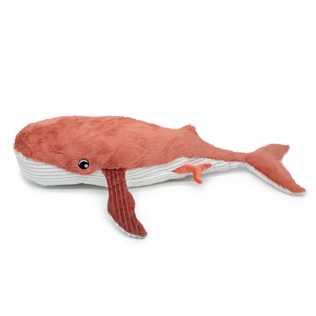 LES PTIPOTOS - Riesenwal mit Baby Kuscheltier Terrakotta 80 cm