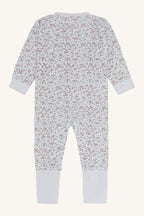 NEU! HUST & CLAIRE HCManu Zip Tiny Farbe a bit blue -hochwertiger Wolle/Bambus Schlafanzug liberty