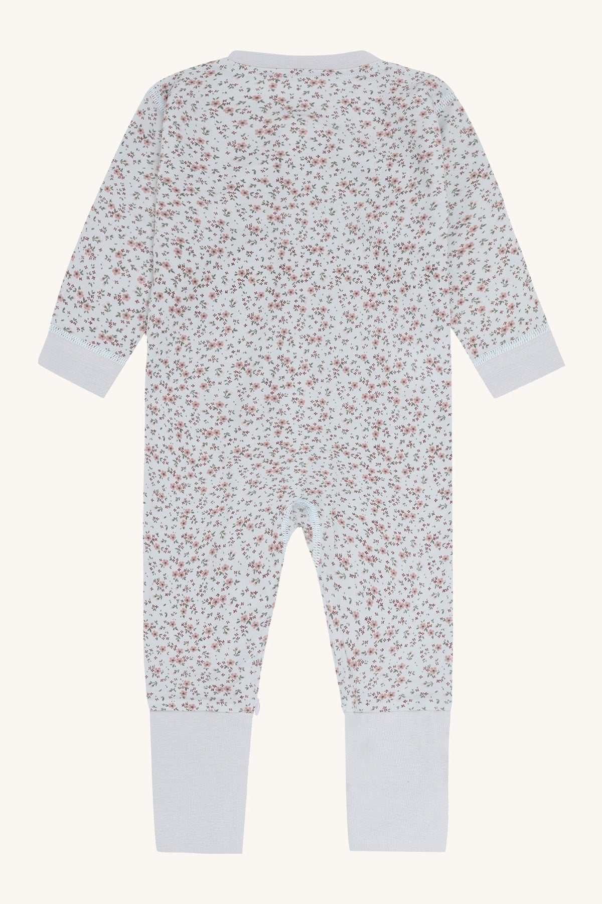 NEU! HUST & CLAIRE HCManu Zip Tiny Farbe a bit blue -hochwertiger Wolle/Bambus Schlafanzug liberty