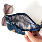 Handgemachte Mini Tasche "dark leo" kikooni