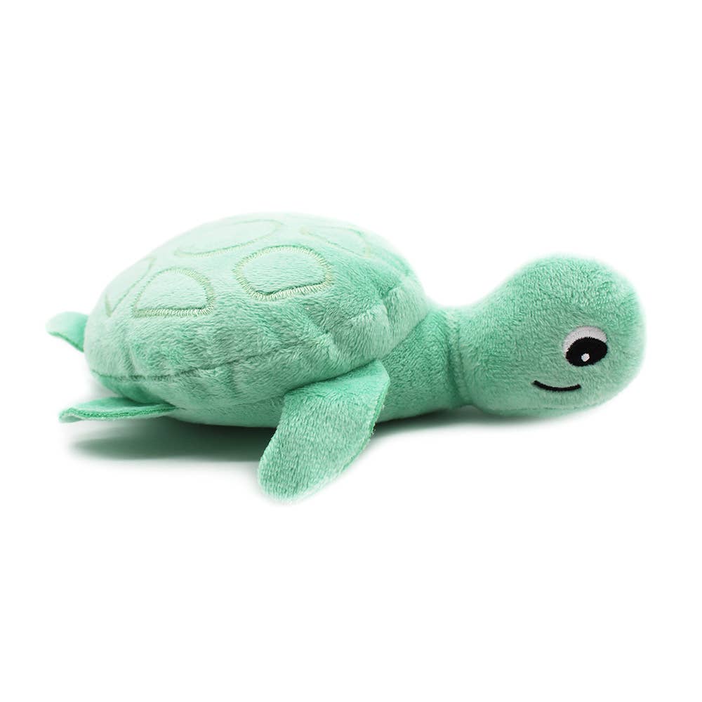 LES PTIPOTOS - 50CM RIESIGE MAMA UND BABY-SCHILDKRÖTE PLÜSCH MINT