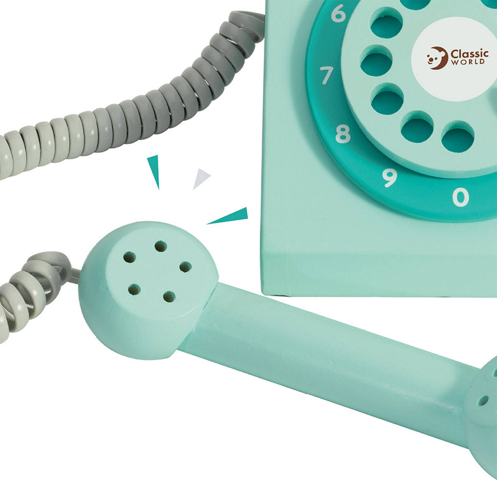 Classic World Telefon mit Hörer: 19x15,5x15 cm / Ab 3 Jahre