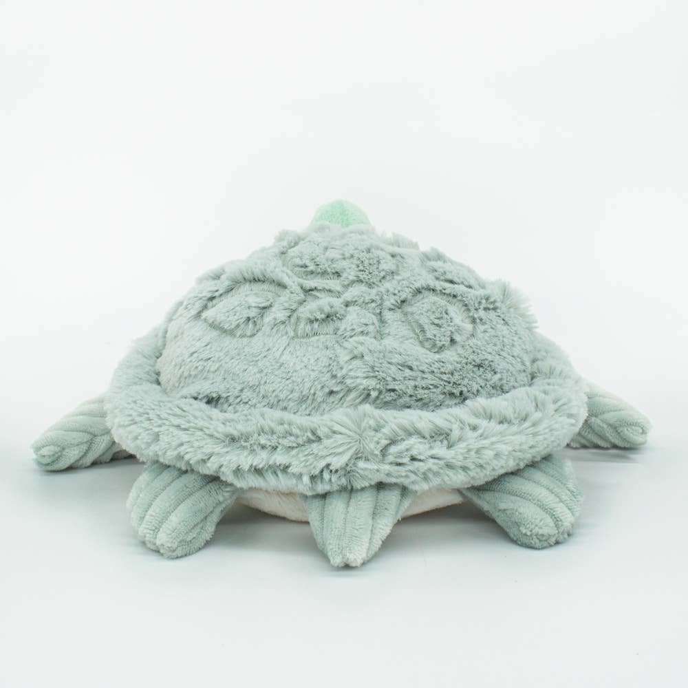 LES PTIPOTOS - 30CM MUM&BABY TURTLE PLÜSCH MINT