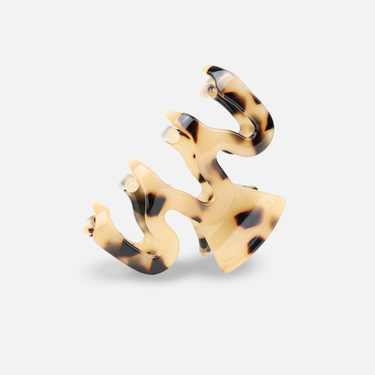 Haarklammer - Wave Cheetah im Leo Look