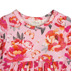 Baby Bodysuit Peonies Pfingstrosenkleid mit integriertem Body von Ma-ia Family
