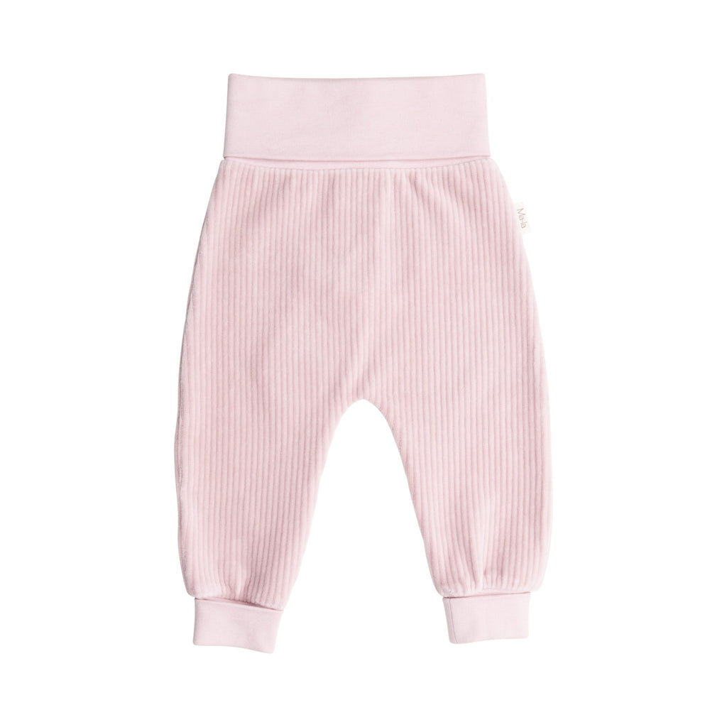 Ma-ia  Aaro trousers, Babyhose aus Feincordjersey light rose noch in Gr. 74 vorrätig