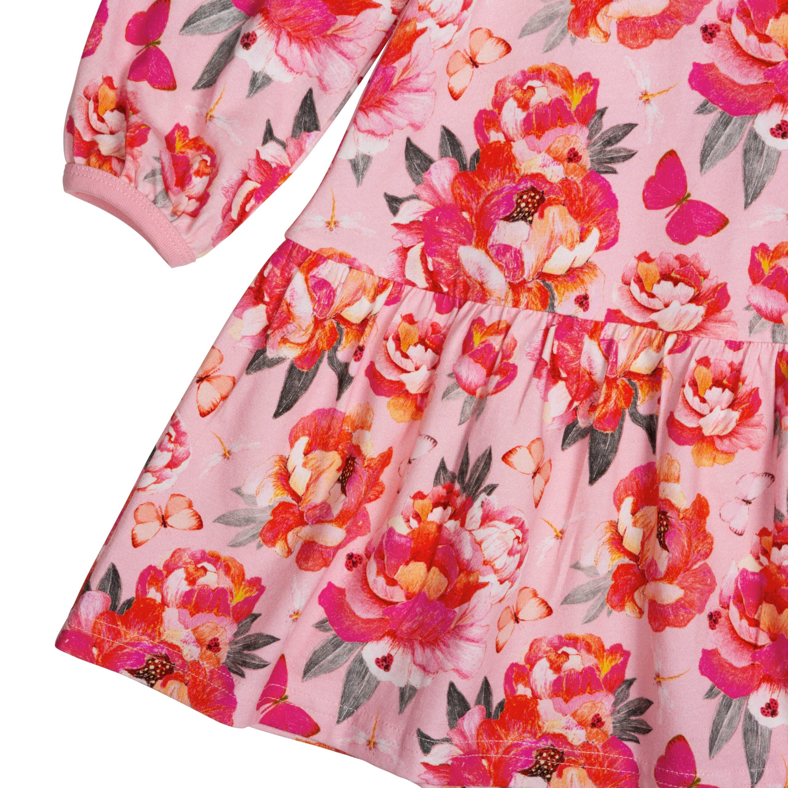 Mädchenkleid Peonies Pfingstrosenkleid von Ma-ia Family -40% reduziert