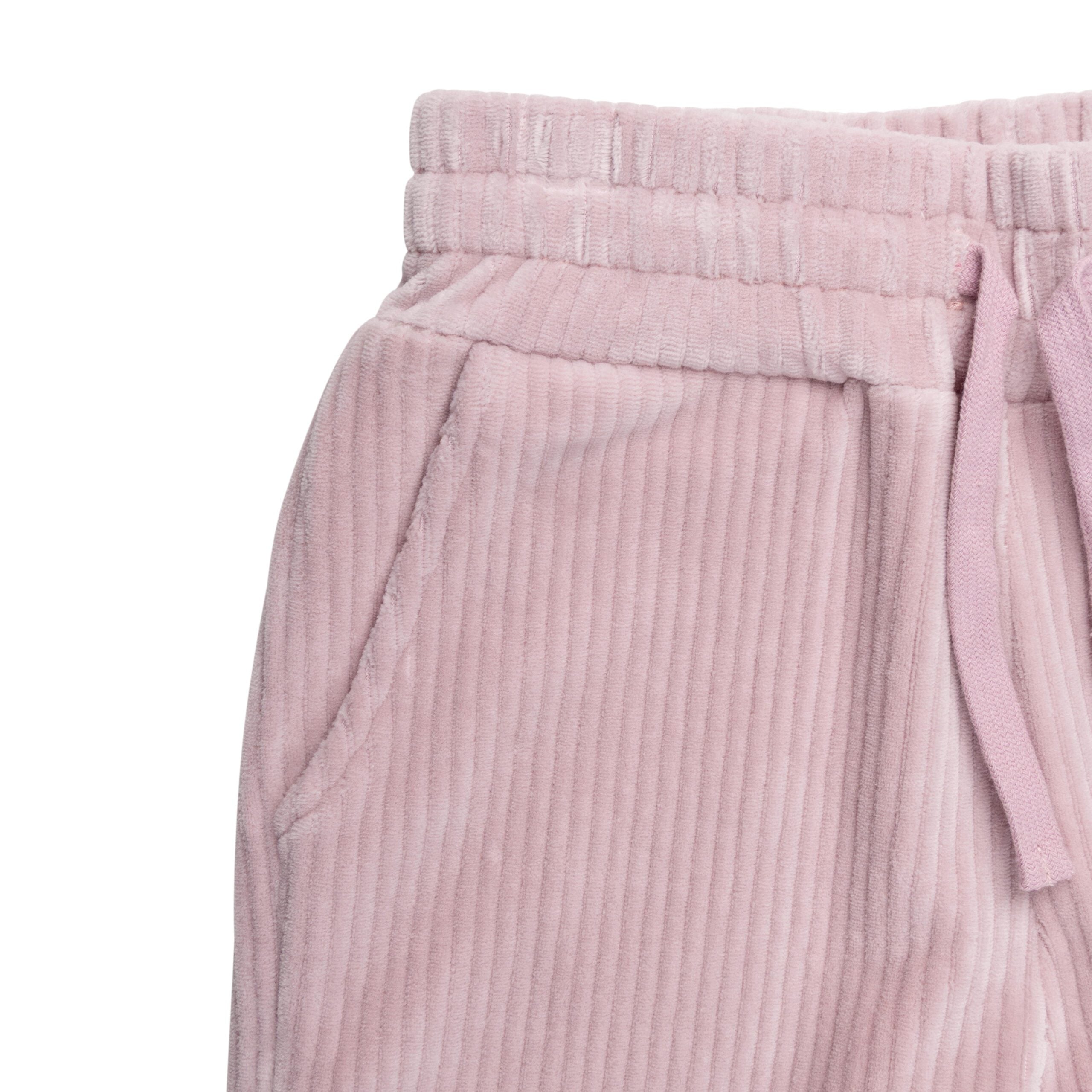 Ma-ia Merri trousers - Hose aus Feincordjersey helles rosa