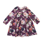 Ma-ia Kleid mit Bambi Print und Taschen lila