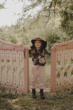 Ma-ia Merri trousers - Hose aus Feincordjersey helles rosa