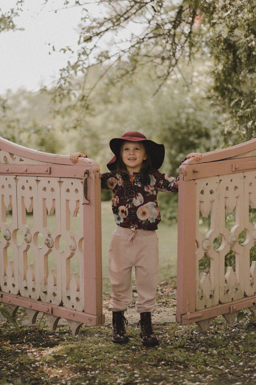 Ma-ia Langarmshirt mit Bambi Print lila