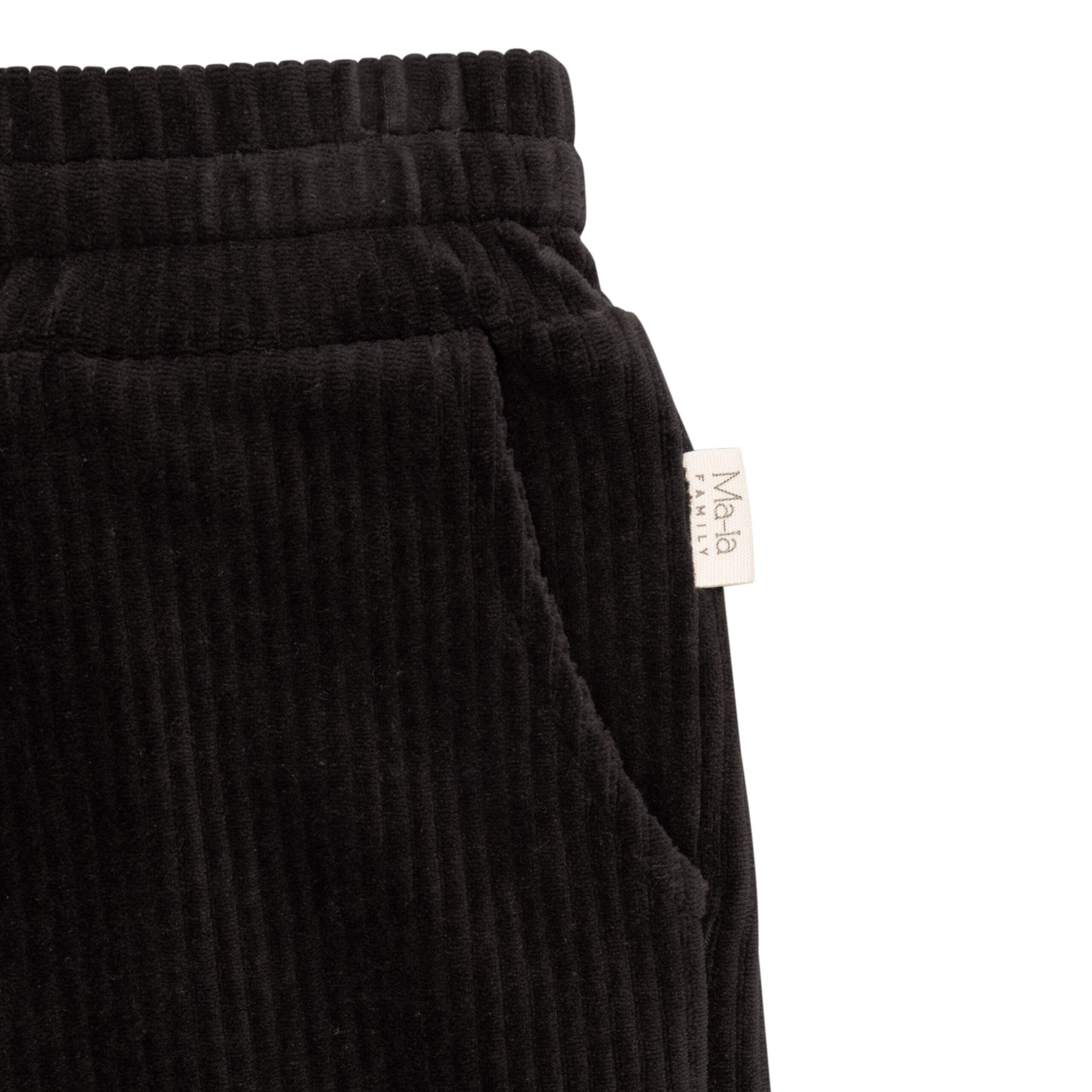 Ma-ia Merri Trousers taupe Feincordjersey Hose in braun