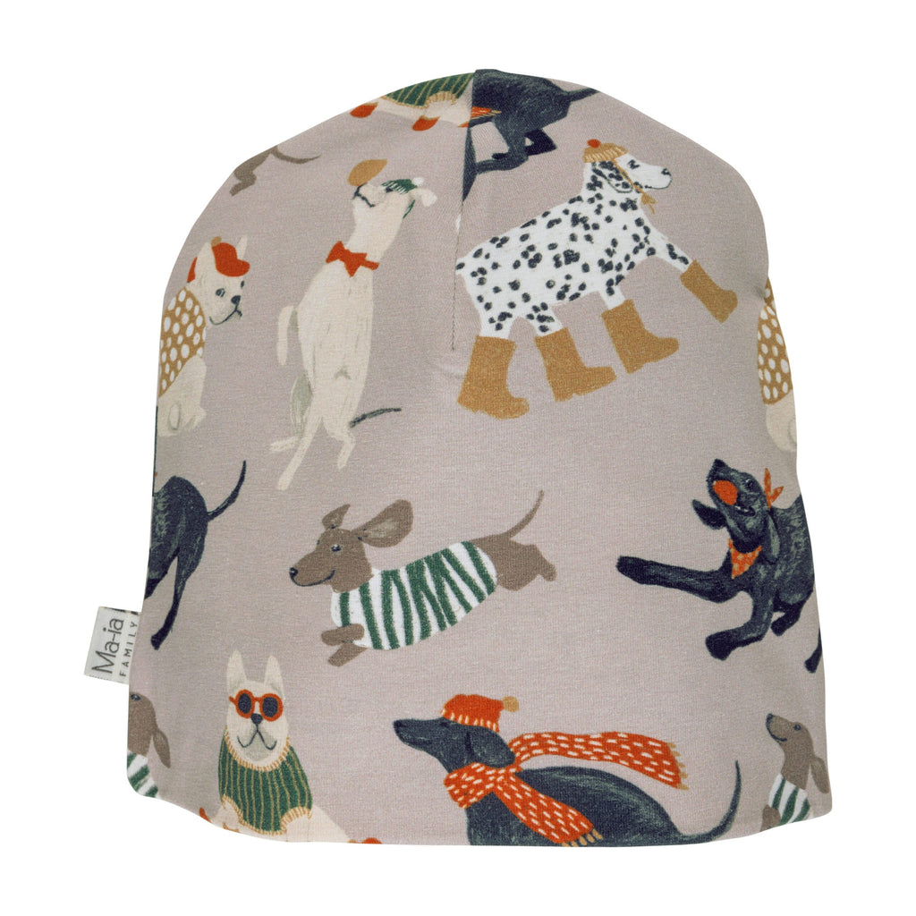 Ma-ia Mütze Dogs beanie, Mütze beige