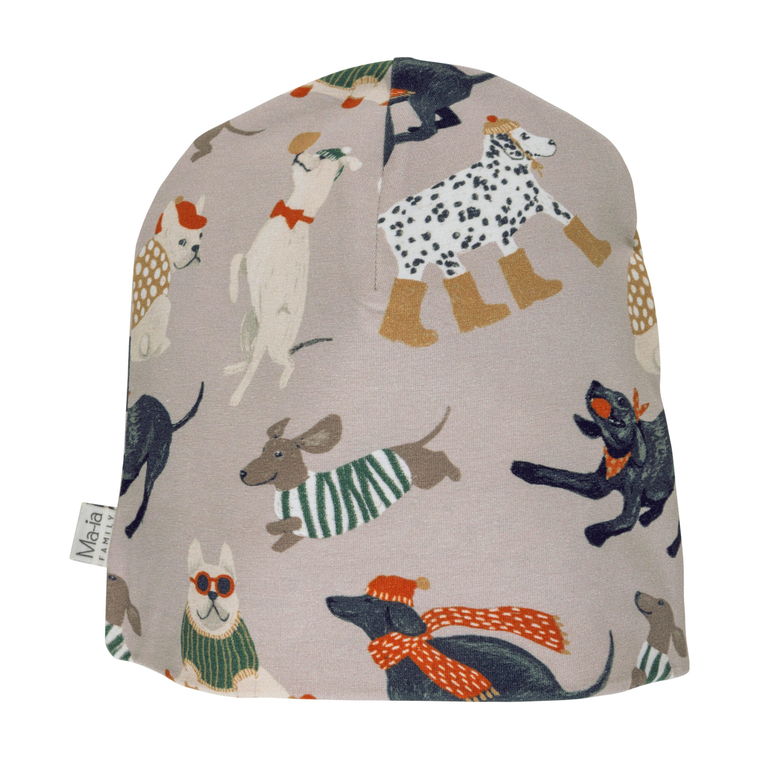 Ma-ia Mütze Dogs beanie, Mütze beige