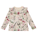 Ma-ia Family Violet Shirt mit Rüschendetails und romantischem Blumenprint