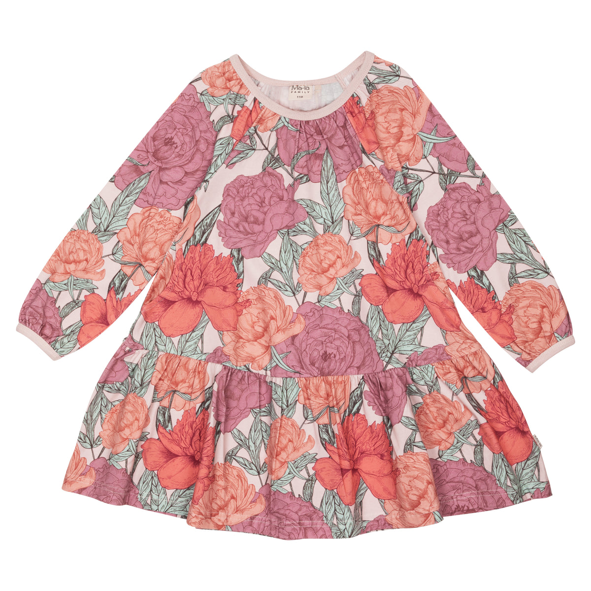 Ma-ia Family Mirabelis Dress - Stufenkleid mit Blumendruck REDUZIERT!