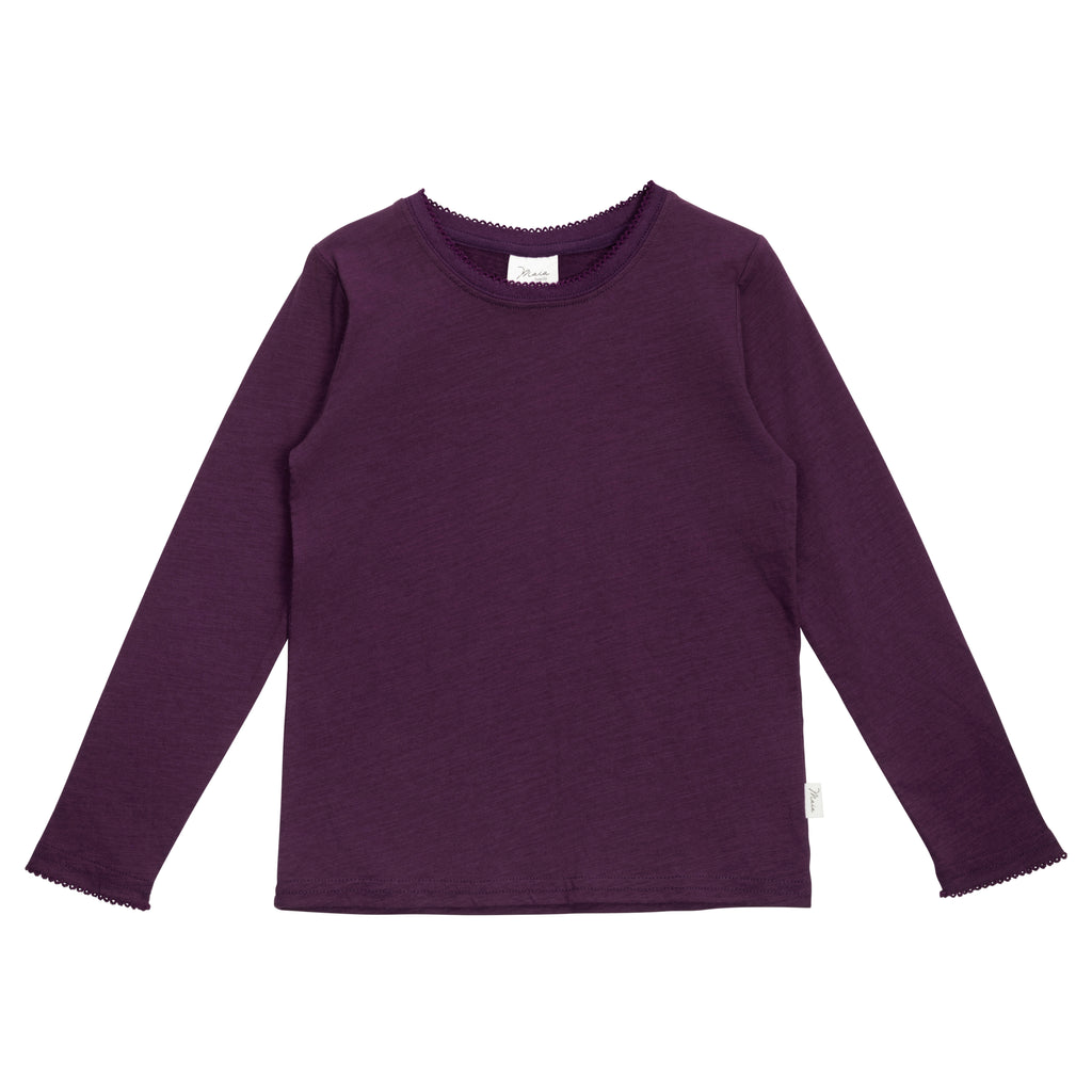 Ma-ia Family - Etta Shirt purple - Uni langarmshirt lila