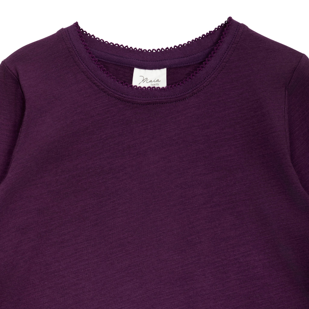 Ma-ia Family - Etta Shirt purple - Uni langarmshirt lila