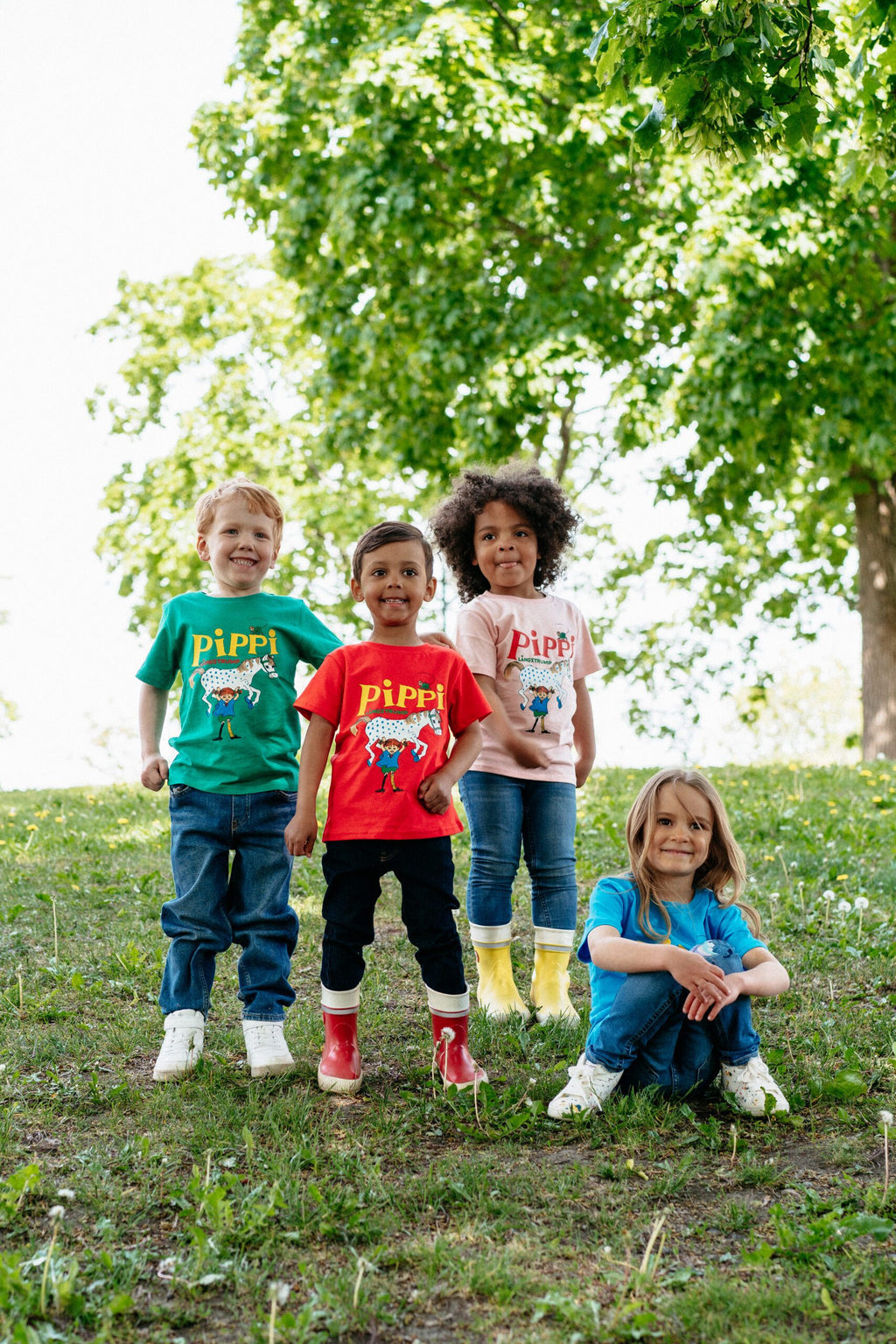 Martinex - Pippi Langstrumpf T-Shirt grün noch in Gr. 86/92 und Gr. 146/152 vorrätig!