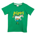 Martinex - Pippi Langstrumpf T-Shirt grün noch in Gr. 86/92 und Gr. 146/152 vorrätig!