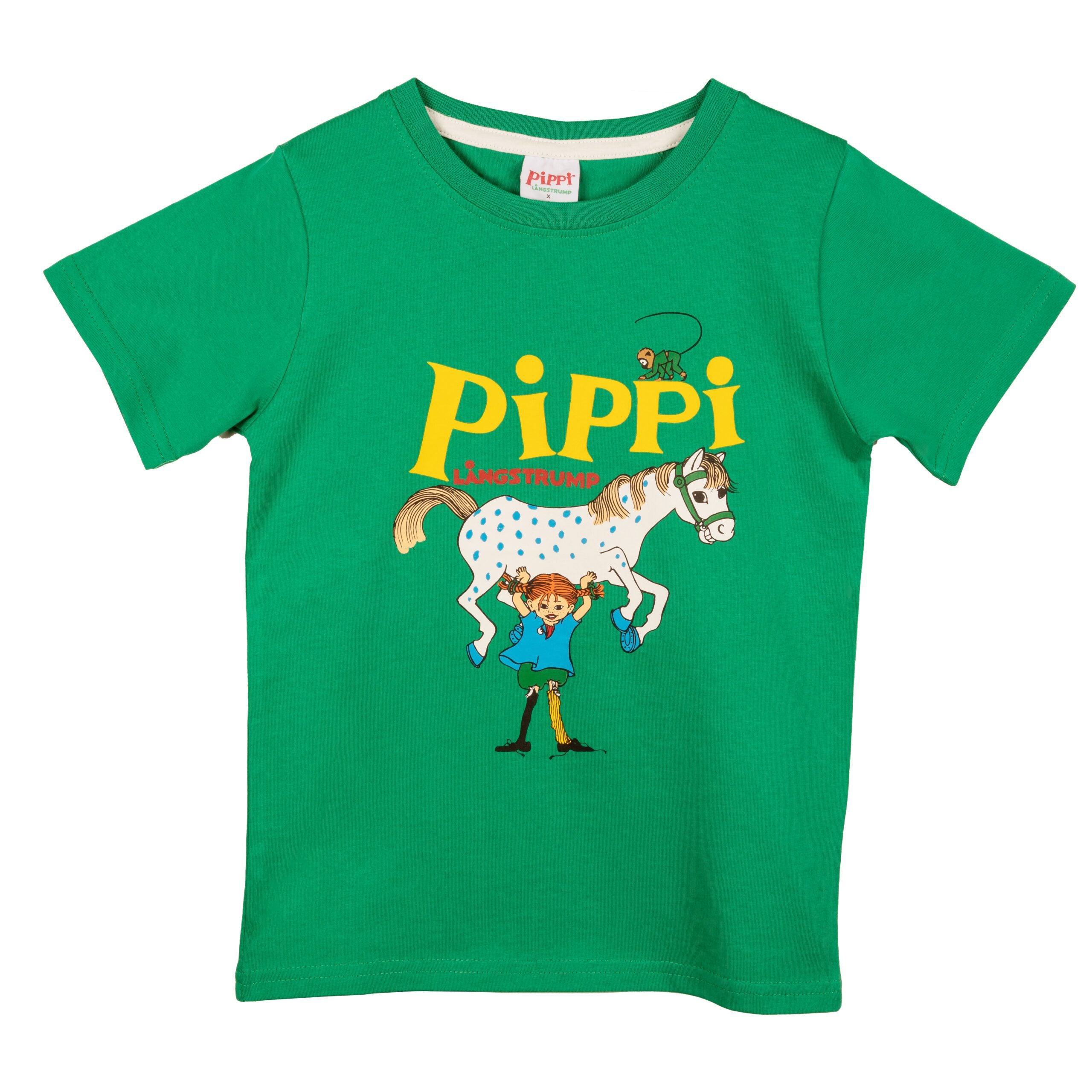 Martinex - Pippi Langstrumpf T-Shirt grün noch in Gr. 86/92 und Gr. 146/152 vorrätig!