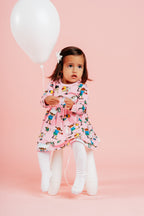 Martinex Pippi Langstrumpf Bodykleid rosa  wenige Größen jetzt reduziert!