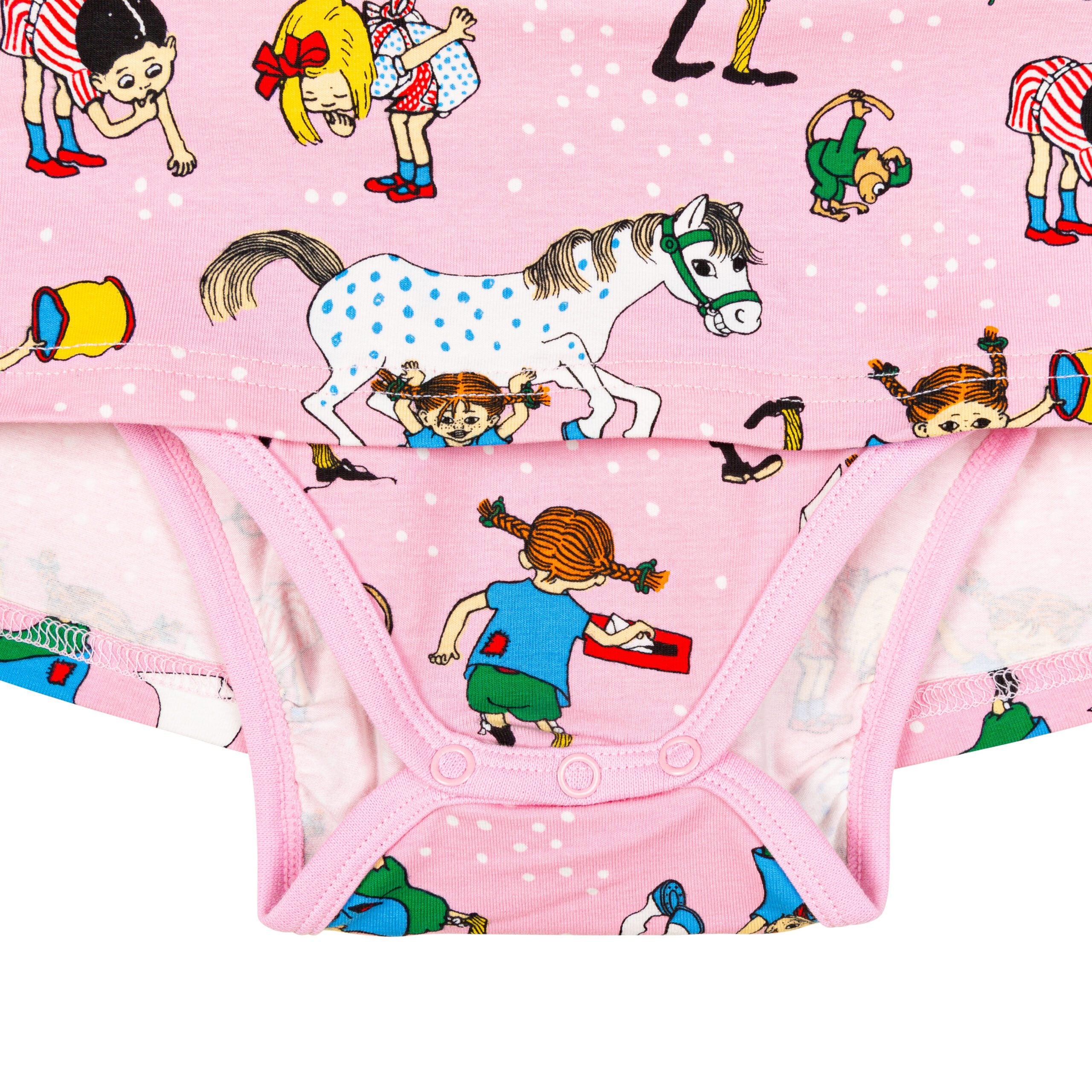 Martinex Pippi Langstrumpf Bodykleid rosa  wenige Größen jetzt reduziert!